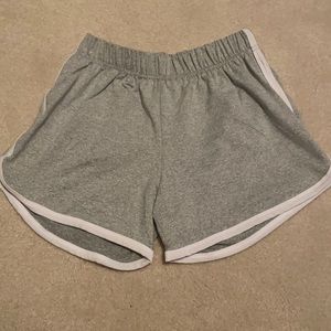 Grey sweat shorts